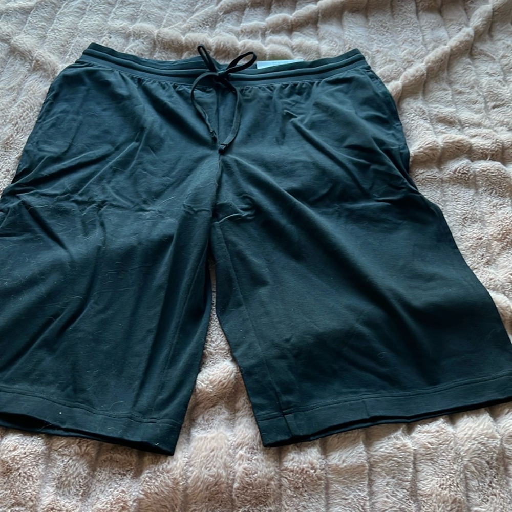 Style and Co. Long sweat shorts, size L